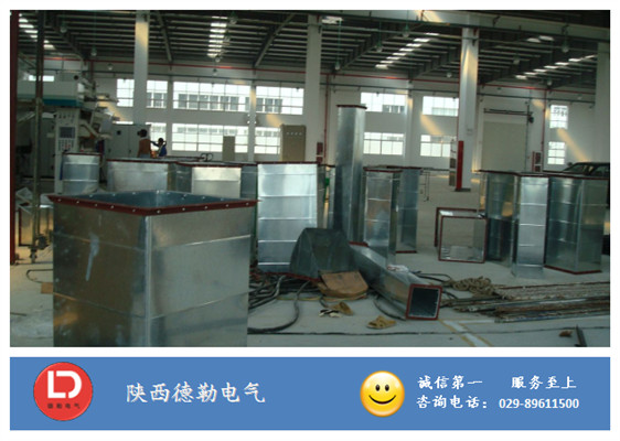 陜西橋架廠之通風施工現場圖